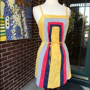 Allihop Anthropologie Colorblock Sundress
